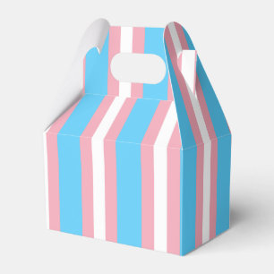 Vertical Transgender Pride Flag Favour Box