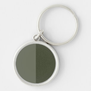 Vertical Two-Tone Moss Green Keychain – Customise