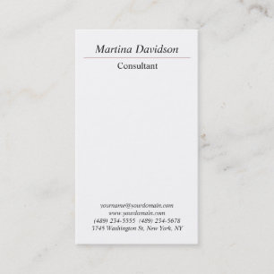 Vertical Unique Creative Professional Business Card
