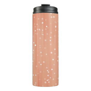 Vertical Vintage: Abstract Line Background. Thermal Tumbler
