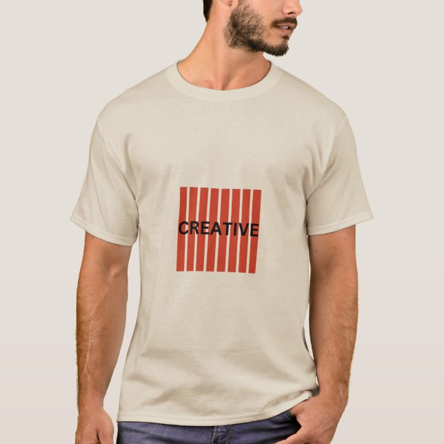 Vertical Vision Creative Lines T-Shirt (Front)