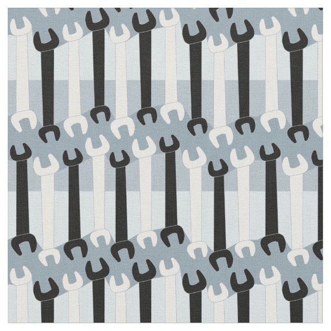 Vertical Wrench Pattern Fabric (Close Up)