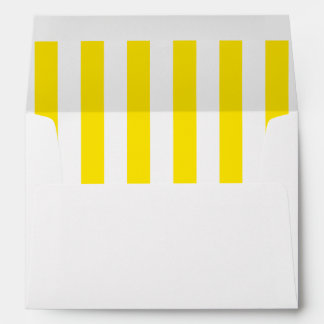 Vertical Yellow Stripes Envelope