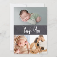 VerticalMultiple Photos Chalkboard Baby Shower