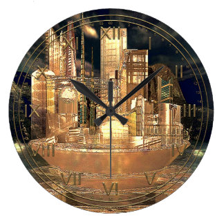 Futuristic Wall Clocks | Zazzle.co.uk