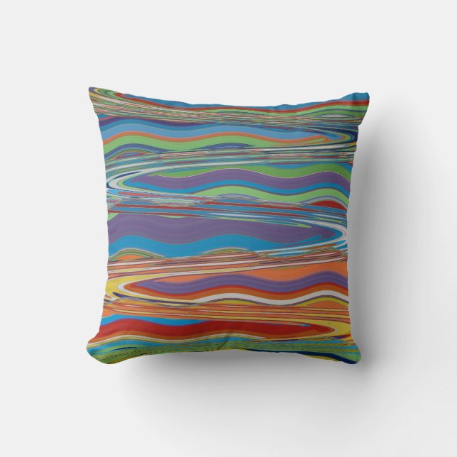 Verticle Carpet Abstract 12, 2018 | SVP Images Cushion (Front)