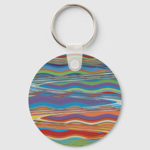 Verticle Carpet Abstract 12, 2018 SVP Images Key Ring