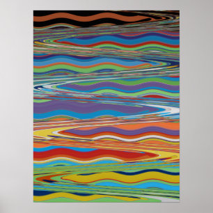 Verticle Carpet Abstract 12, 2018   SVP Images Poster