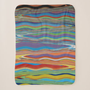 Verticle Carpet Abstract 12, 2018 SVP Images Sherpa Blanket