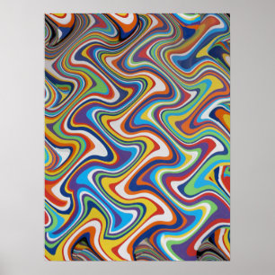 Verticle Carpet Abstract 6, 2018 SVP Images Poster