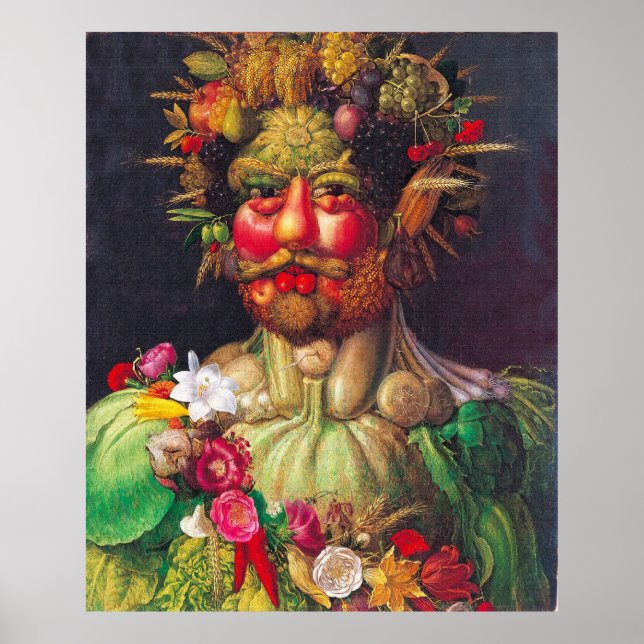 Vertumnus - Giuseppe Arcimboldo Poster (Front)