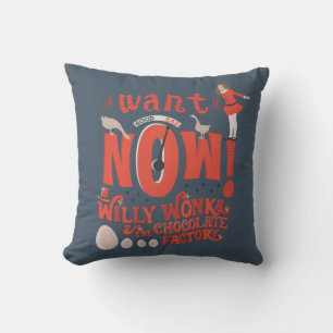 Veruca Salt - I Want It Now! Cushion