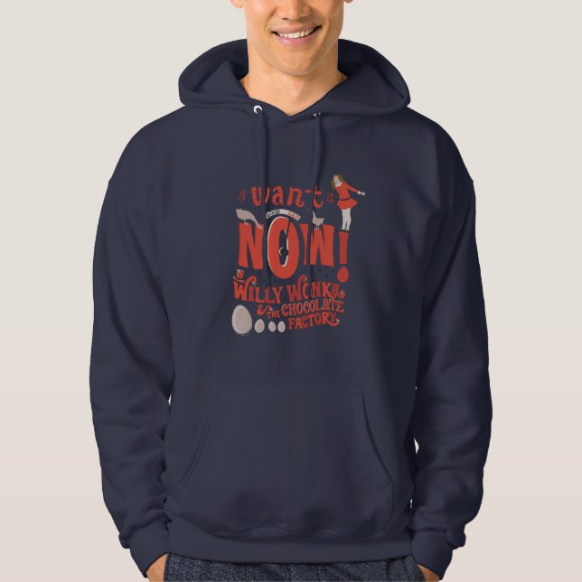 Veruca Salt - I Want It Now! Hoodie (Front)