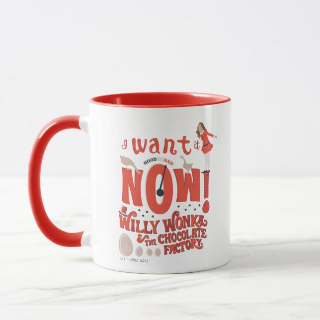 Veruca Salt - I Want It Now! Mug (Left)