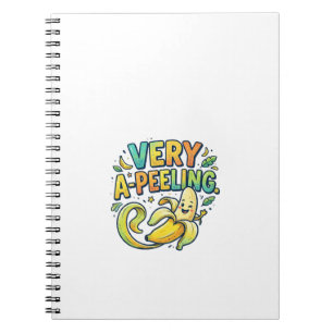 Very A-peeling T-Shirt – Funny Banana Pun Graphic Notebook