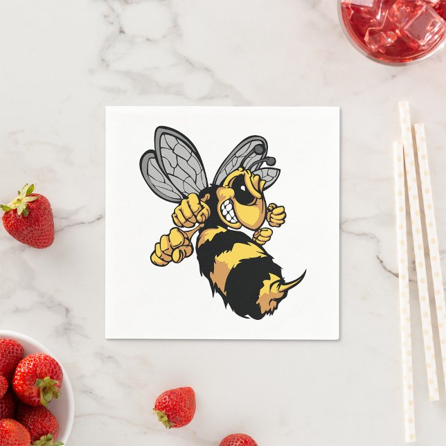 Very Angry Bee Paper Napkins (Creator Uploaded)