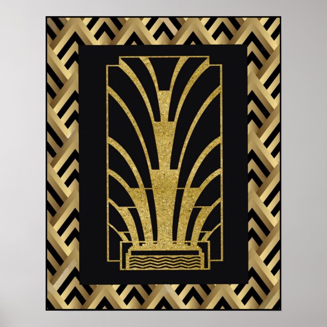Very Art Deco Poster. Poster (Front)