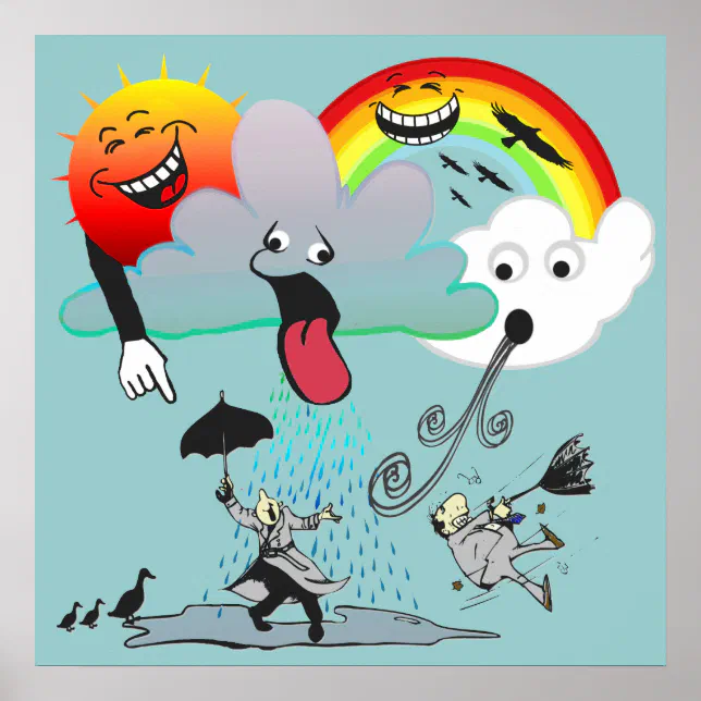 Very Bad Weather Poster | Zazzle