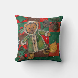 Very Beary Christmas-Teddy Bear Pillow