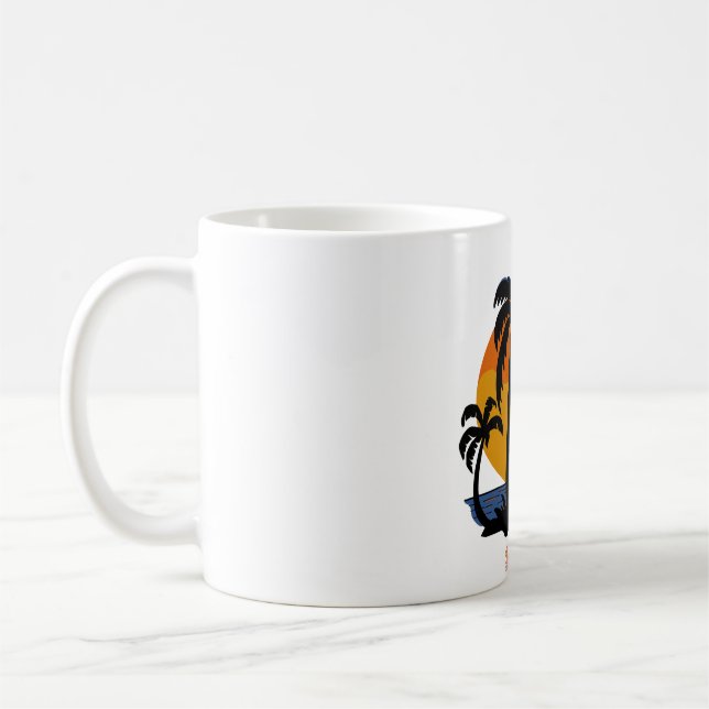 Very beautiful, full of color and life coffee mug (Left)