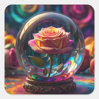 Very beautiful square sticker. square sticker