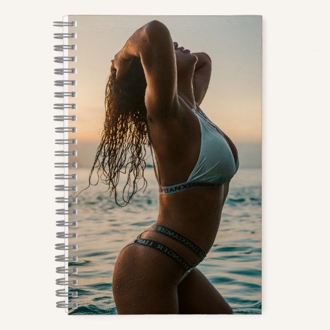 Very beaytiful and hot model Notebook (Front)
