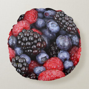 Very Berry  Round Cushion