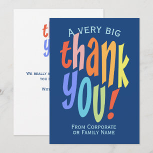 Very Big Thank You Appreciation