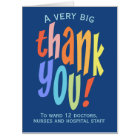 Very Big Thank You Appreciation Hospital Keyworker