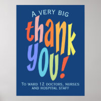 Very Big Thank You Appreciation Hospital Keyworker