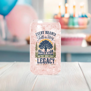 very Branch Tells a Story Family Legacy Tree Can Glass