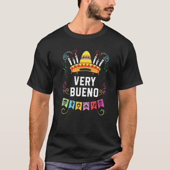 Very Bueno Mexican Life Mexico Pride Country Premi T-Shirt (Front)