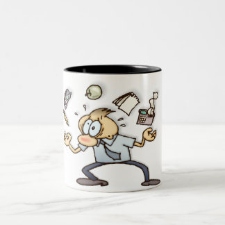 Very Busy Two-Tone Coffee Mug