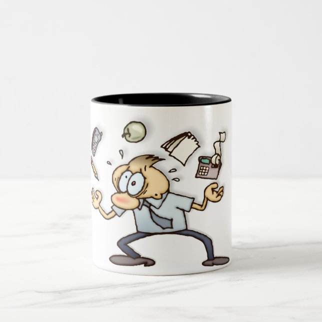 Very Busy Two-Tone Coffee Mug (Center)