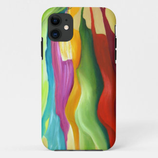 Very colorfull abstract painting. iPhone 11 case