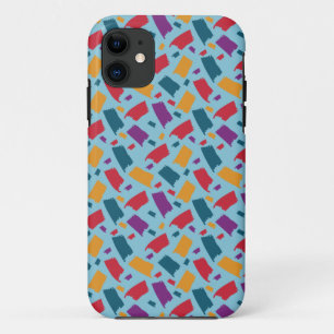 Very Colourful Abstract Pattern iPhone 11 Case