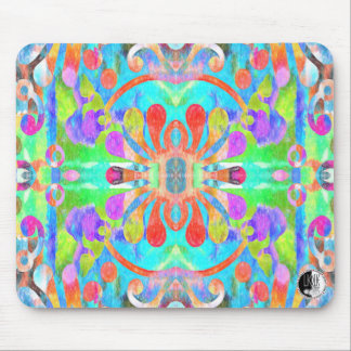 Very Colourful Mandala Mouse Pad