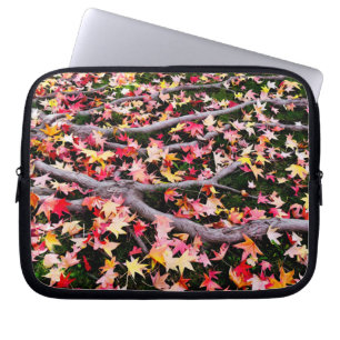 Very Colourful Maple Leaves Laptop Sleeve