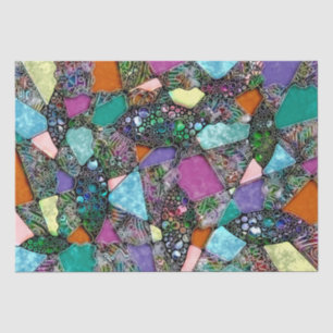 Very colourfully abstract forms art 11 tissue paper