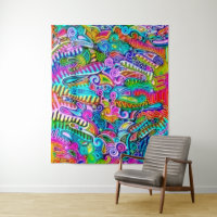 Very colourfully abstract forms art 9