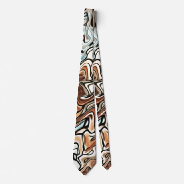 Very Cool Abstract Art   Tie (Front)
