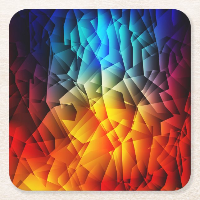 Very Cool Abstract Design Coaster Set (Front)