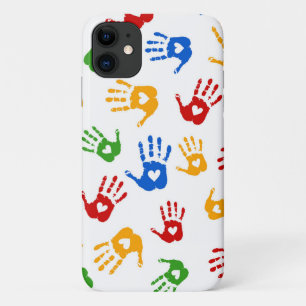 Very Cool Abstract Heart in Palm iPhone Case