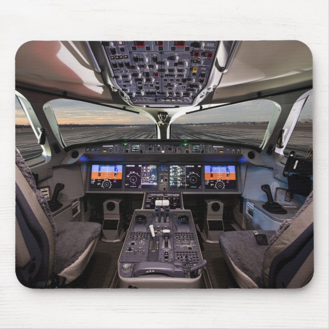 Very Cool Aircraft Dash Board / Panel Mouse Mat (Front)