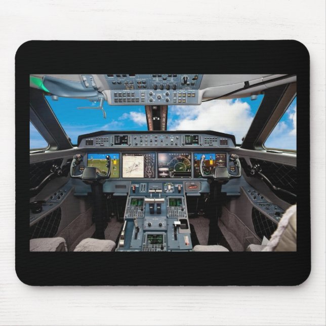 Very Cool Aircraft Dash Board / Panel Mouse Mat (Front)