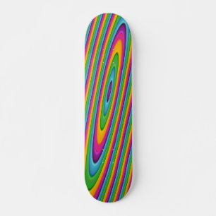 Very Cool and Colourful Shapes Skateboard