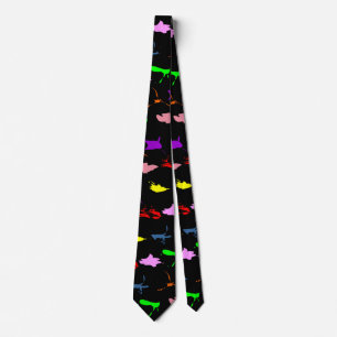 Very Cool and Colourful Shapes Tie