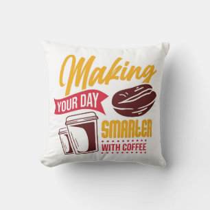 Very Cool and Cute Coffee or Java Cushion