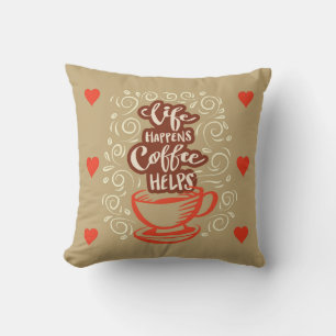 Very Cool and Cute Coffee or Java Cushion
