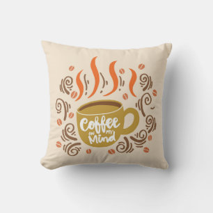 Very Cool and Cute Coffee or Java Cushion